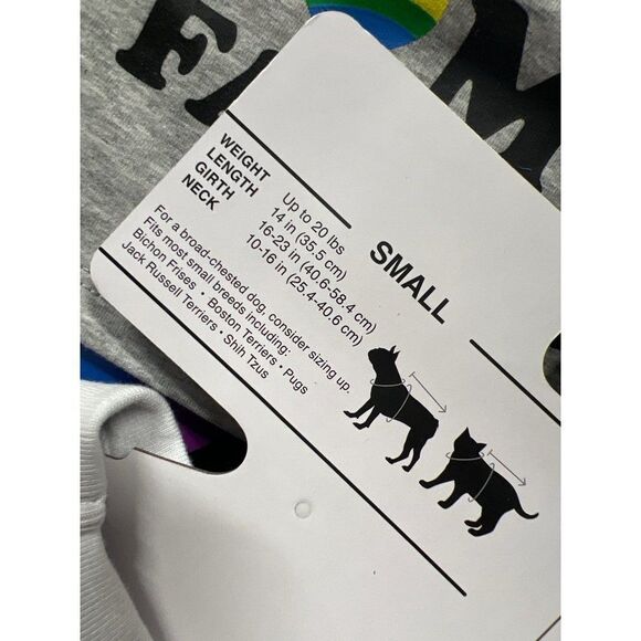 ‎Pride Pet Costume-NWT-Size -Small-Tee & Tutu Dogs/Cats-LGBTQ+ - Picture 5 of 5